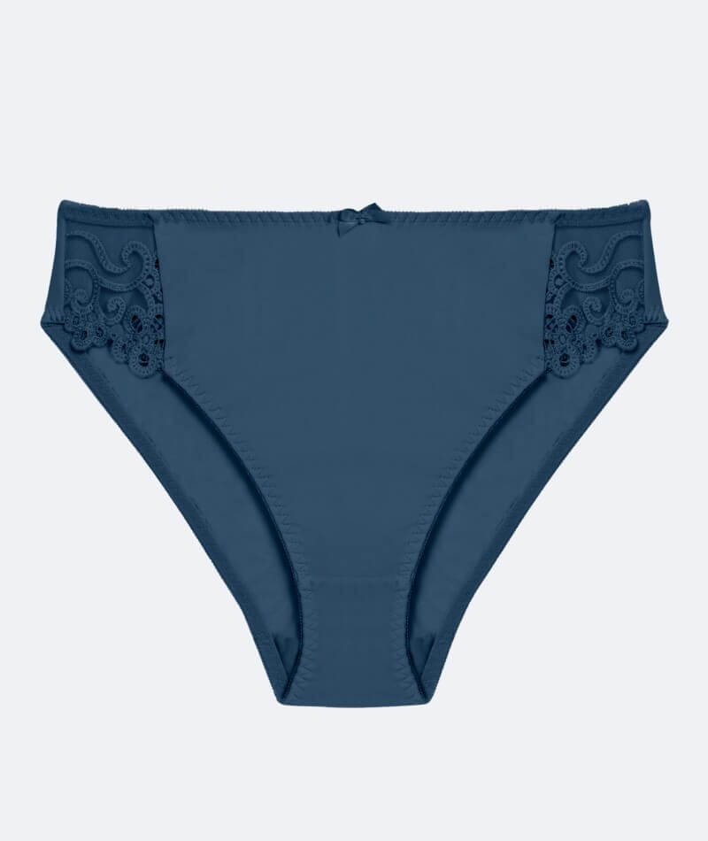 Fayreform Coral High Cut Brief - Reflecting Pond Knickers