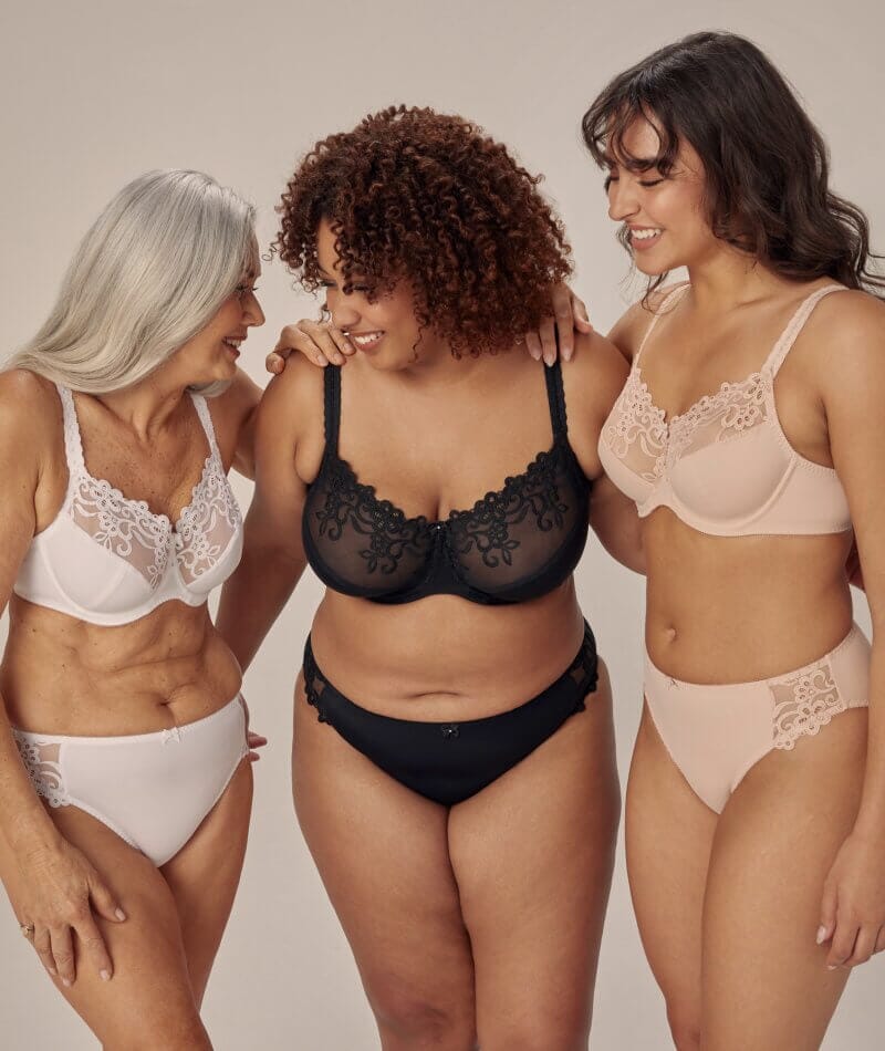 Lace Push Up Bra - Latte Brown