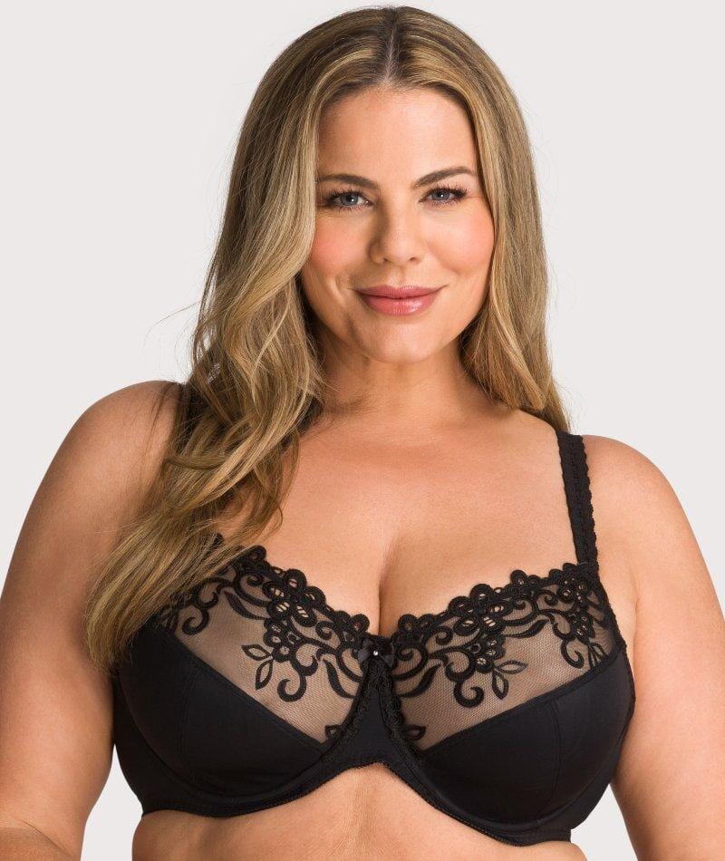 Fayreform Coral Underwire Bra 2 Pack - Black/Latte Bras 10E 10DD 