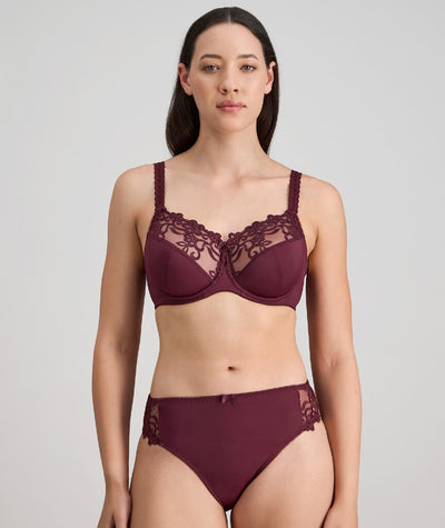 Fayreform Coral High Cut Brief - Fig