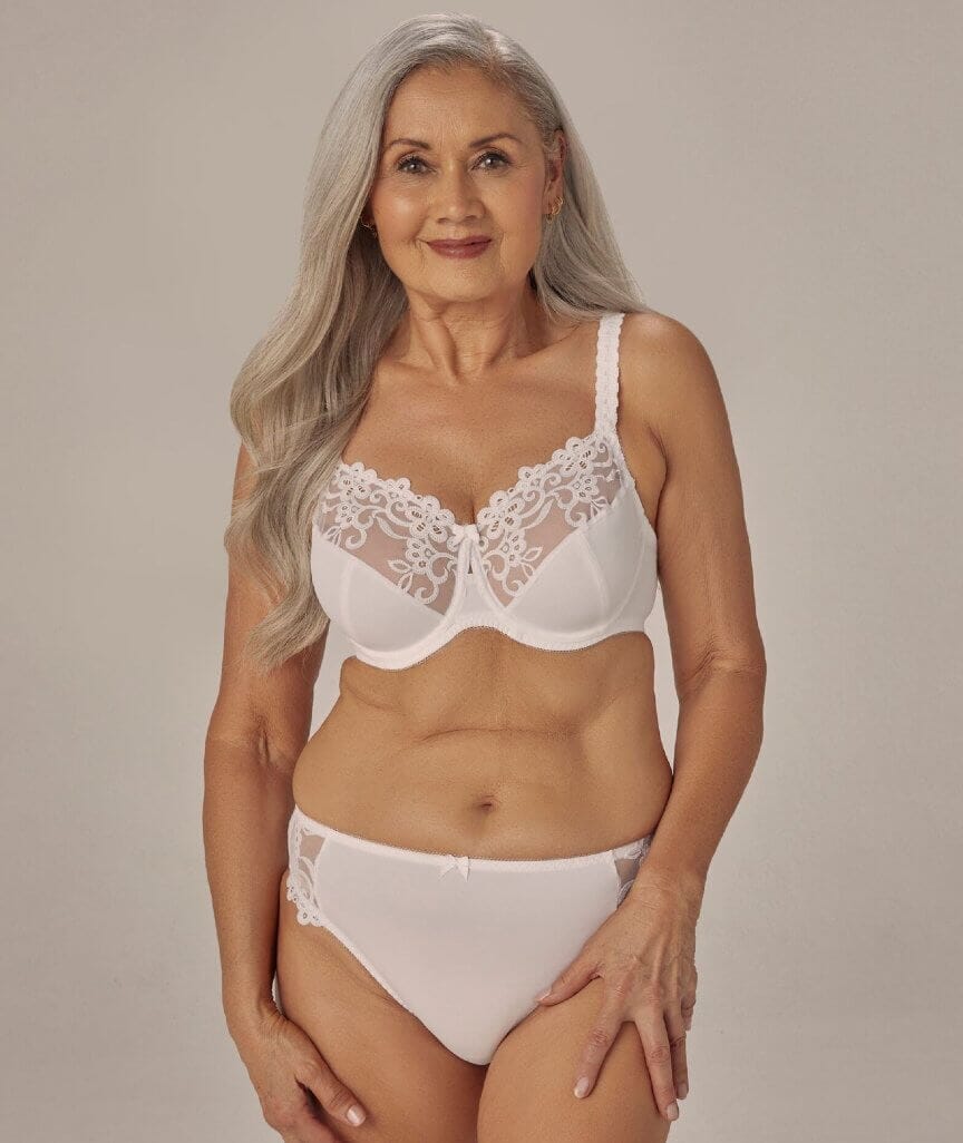 Fayreform Coral Underwire Bra - White Bras