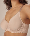 Fayreform Lace Perfect Contour Spacer Bra - Latte Bras