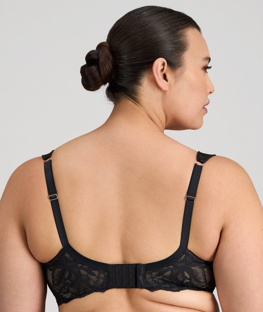 Fayreform Midnight Express Underwire Bra - Black