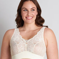 Fayreform Midnight Express Wire-Free Bra - Egret