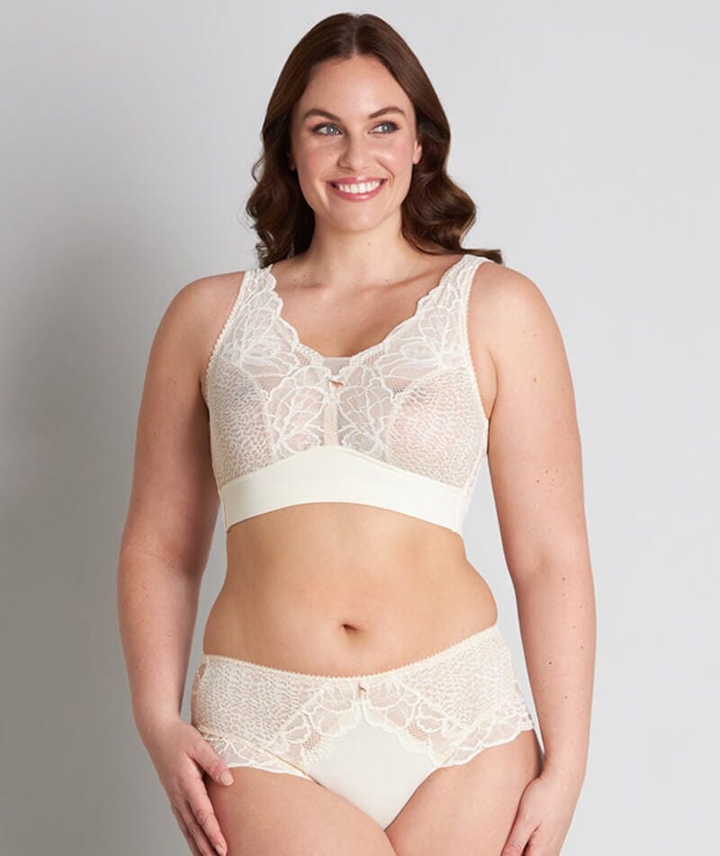 Fayreform Midnight Express Full Brief - Egret Knickers