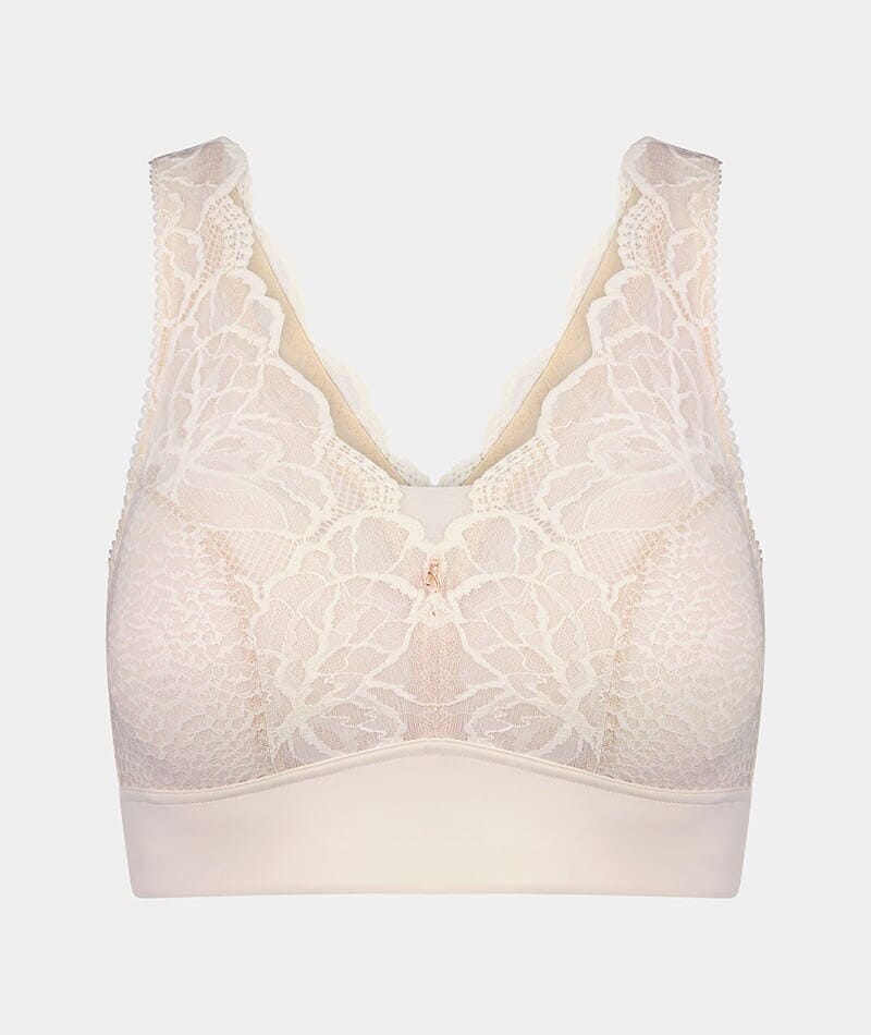 Fayreform Midnight Express Wire-Free Bra - Egret Bras