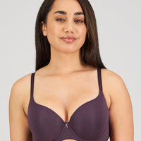 Fayreform Sculpt Contour Plunge Bra - Plum Perfect