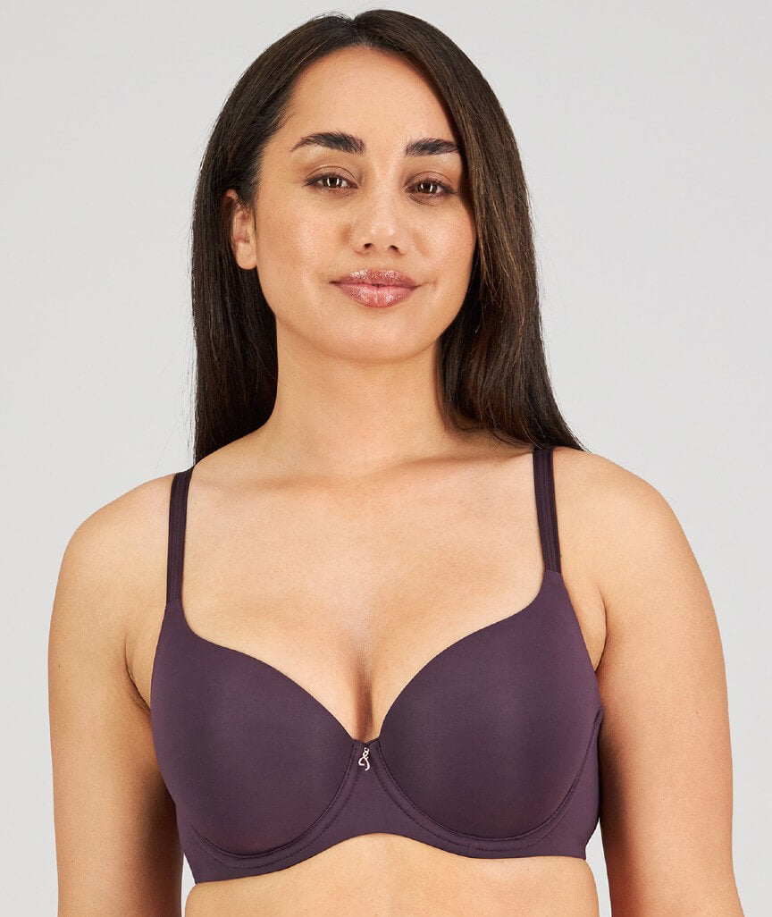 Fayreform Sculpt Contour Plunge Bra - Plum Perfect
