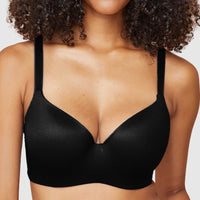 Finelines Memory Blessed Full Coverage Bra - Black