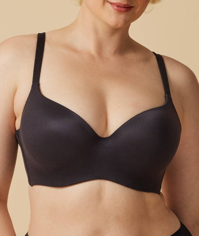 Finelines Memory Blessed Full Coverage Bra - Black