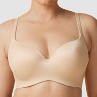 Finelines Memory Blessed Full Coverage Bra - Skin