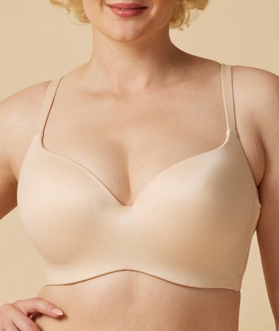Finelines Memory Blessed Full Coverage Bra - Skin