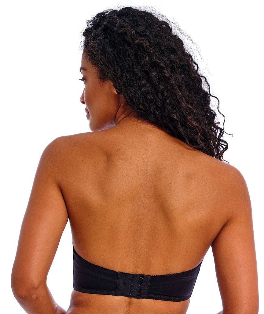 Freya Deco Underwired Moulded Strapless Bra - Black