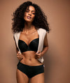 Freya Deco Moulded Plunge Bra - Black
