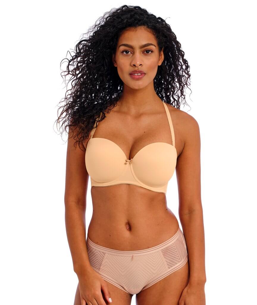 Freya Deco Underwired Moulded Strapless Bra - Nude