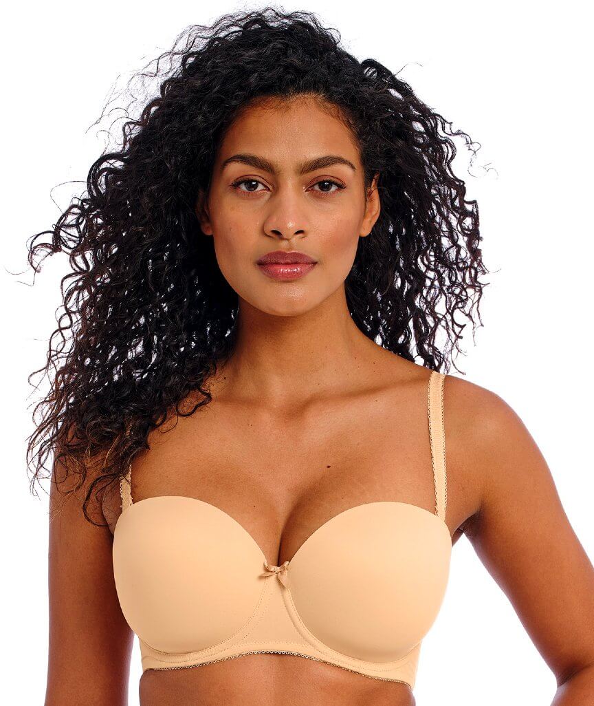 Freya Deco Underwired Moulded Strapless Bra - Nude