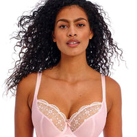 Freya Hallie Underwire Plunge Bra - Pink Champagne