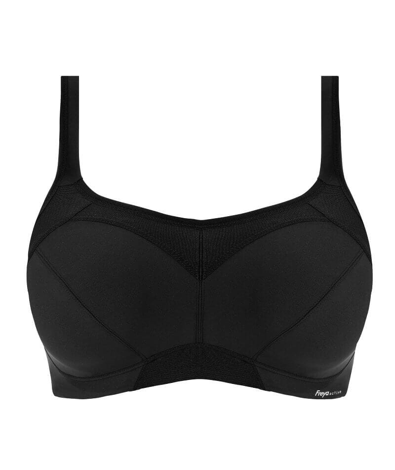 Freya Active High-Octane Underwired Sports Bra - Black Bras