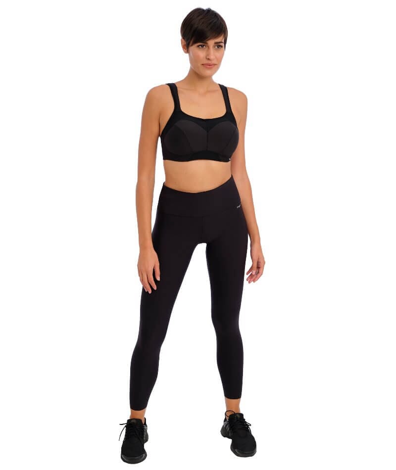 Freya Active High-Octane Underwired Sports Bra - Black Bras