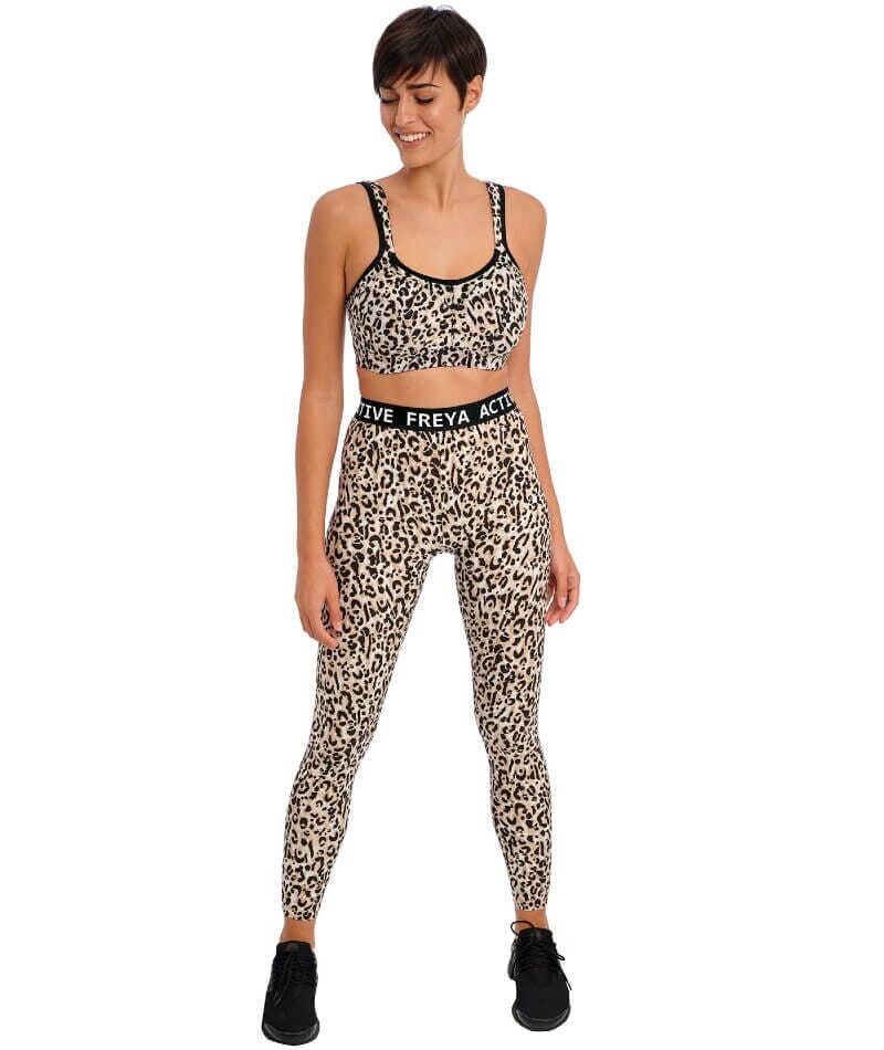 Freya Active High-Octane Underwired Sports Bra - Pure Leopard Bras