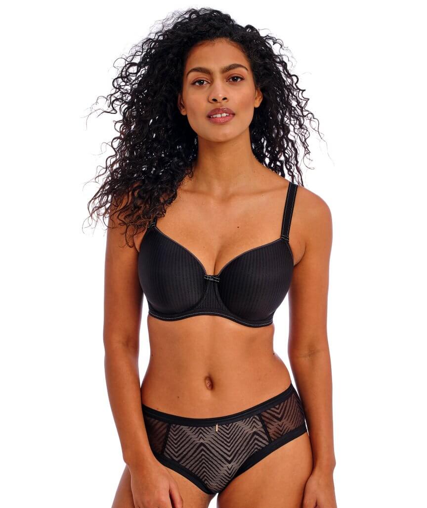 Freya Idol Underwired Moulded Balcony Bra - Black