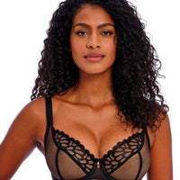 Freya Loveland Underwire Plunge Bra - Bombshell Black