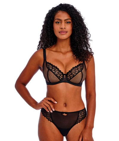 Freya Loveland Underwire Plunge Bra - Bombshell Black