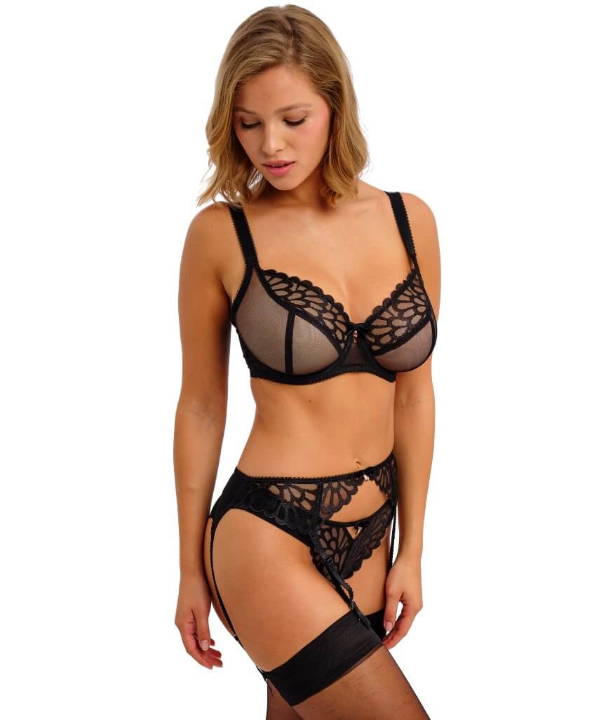 Freya Loveland Underwire Plunge Bra - Bombshell Black