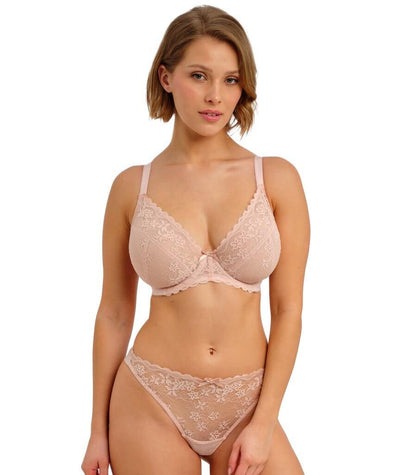 Freya Quinn Underwire Plunge Bra - Cameo