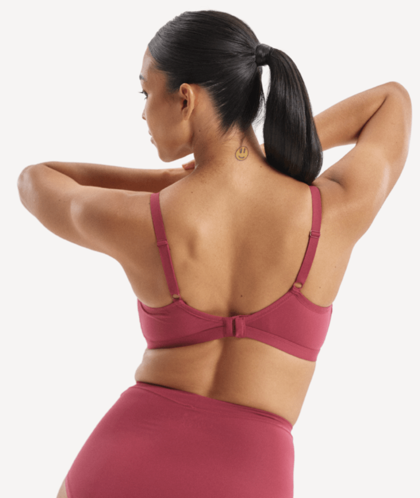 Nala Maternity Comfort Wirefree Bralette - Burnt Fig