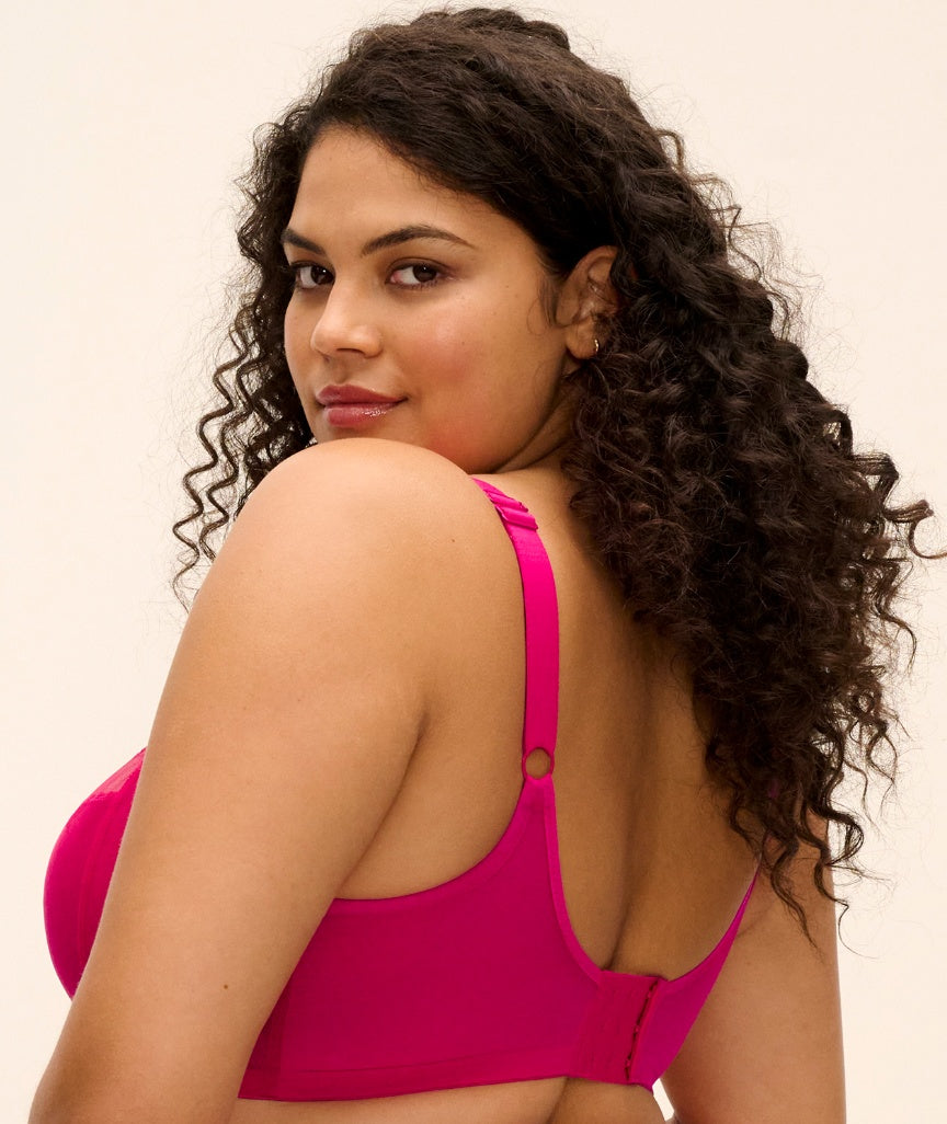 Elomi Matilda Underwired Plunge Bra -  Hot Pink