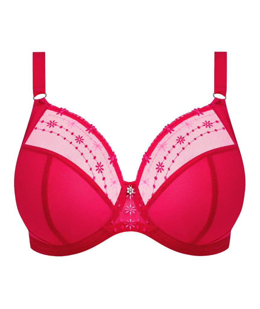 Elomi Matilda Underwired Plunge Bra -  Hot Pink