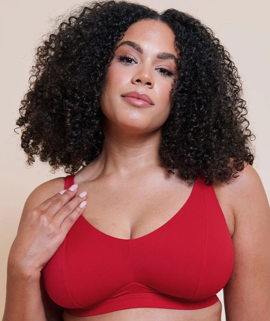 Curvy Kate Zen Wire-free Bralette - Red