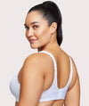 Glamorise Custom Control Wire-free Sports Bra - White Bras