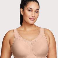 Glamorise High Impact Underwire Sports Bra - Cafe