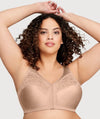 Glamorise MagicLift Front-Closure Wire-free Support Bra - Blush Bras