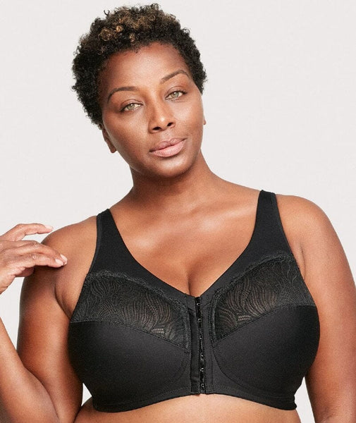 Glamorise MagicLift Natural Shape Front-Closure Wire-free Bra