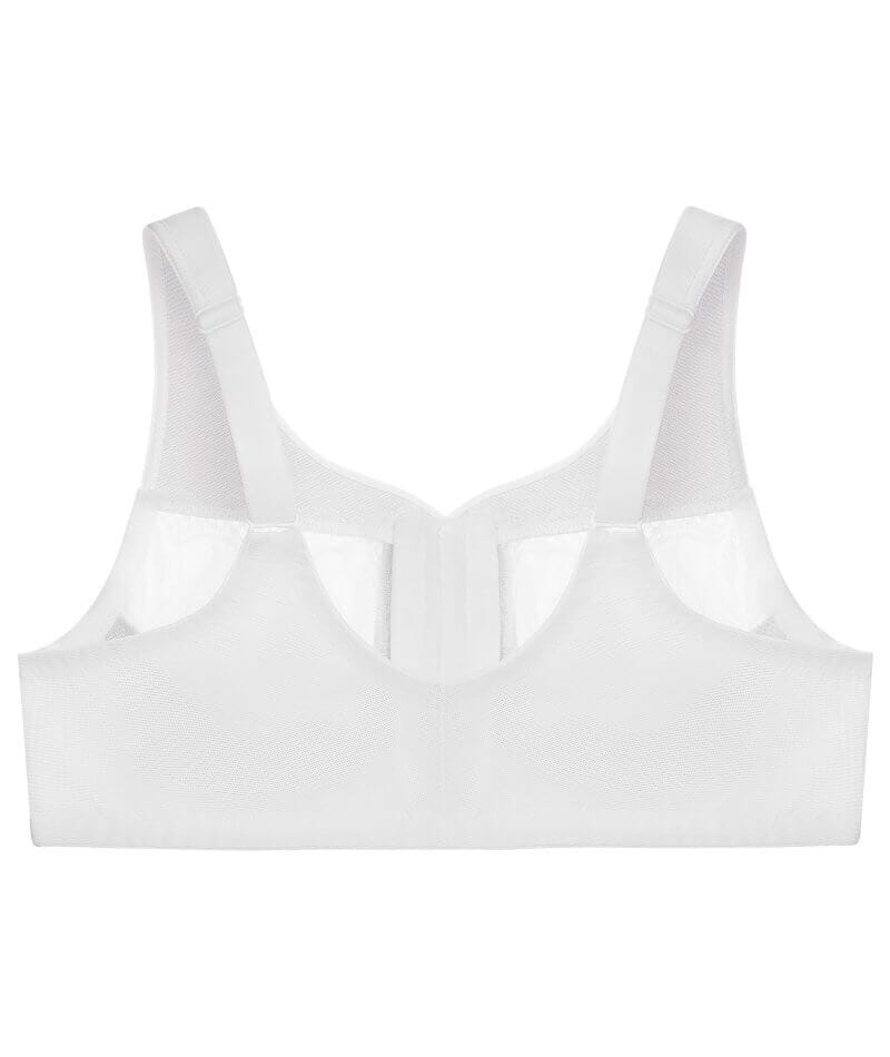 Glamorise MagicLift Natural Shape Front-Closure Wire-free Bra - White Bras