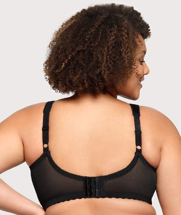 PG bra ブラックレース ソフトワイヤーボディクリームセット PG bra