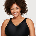 Glamorise Magiclift Seamless Wire-Free Sports Bra - Black