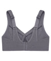 Glamorise Magiclift Seamless Wire-Free Sports Bra - Charcoal Gray Bras