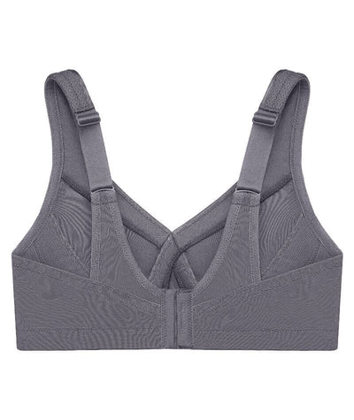 Glamorise Magiclift Seamless Wire-Free Sports Bra - Charcoal Gray Bras