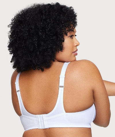Glamorise No-Bounce Camisole Wire-free Sports Bra - White Bras