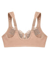 Glamorise WonderWire Front-Closure Bra - Cafe Print Bras