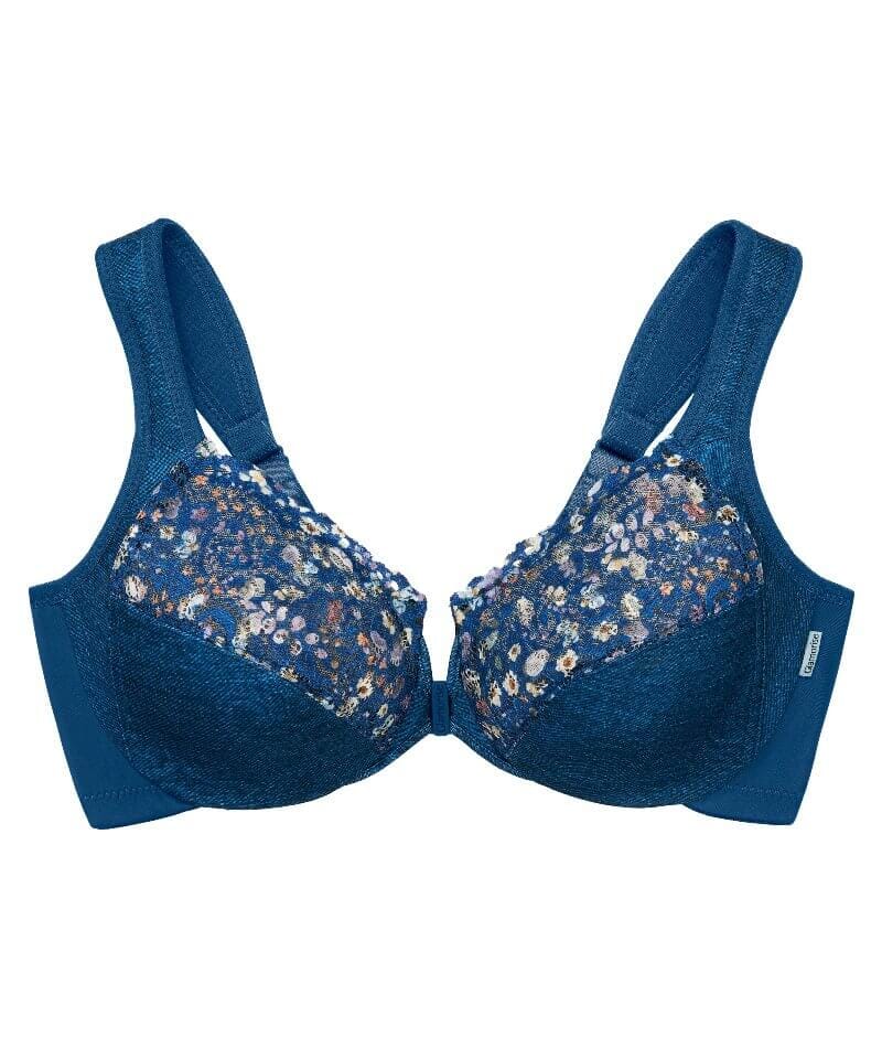 Glamorise WonderWire Front-Closure Bra - Dark Denim Bras