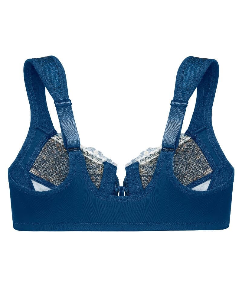 Glamorise WonderWire Front-Closure Bra - Dark Denim Bras