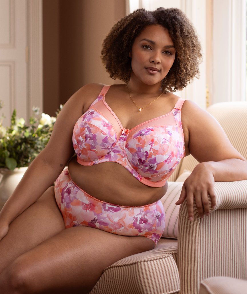Goddess Kayla Brief - Coral Petal
