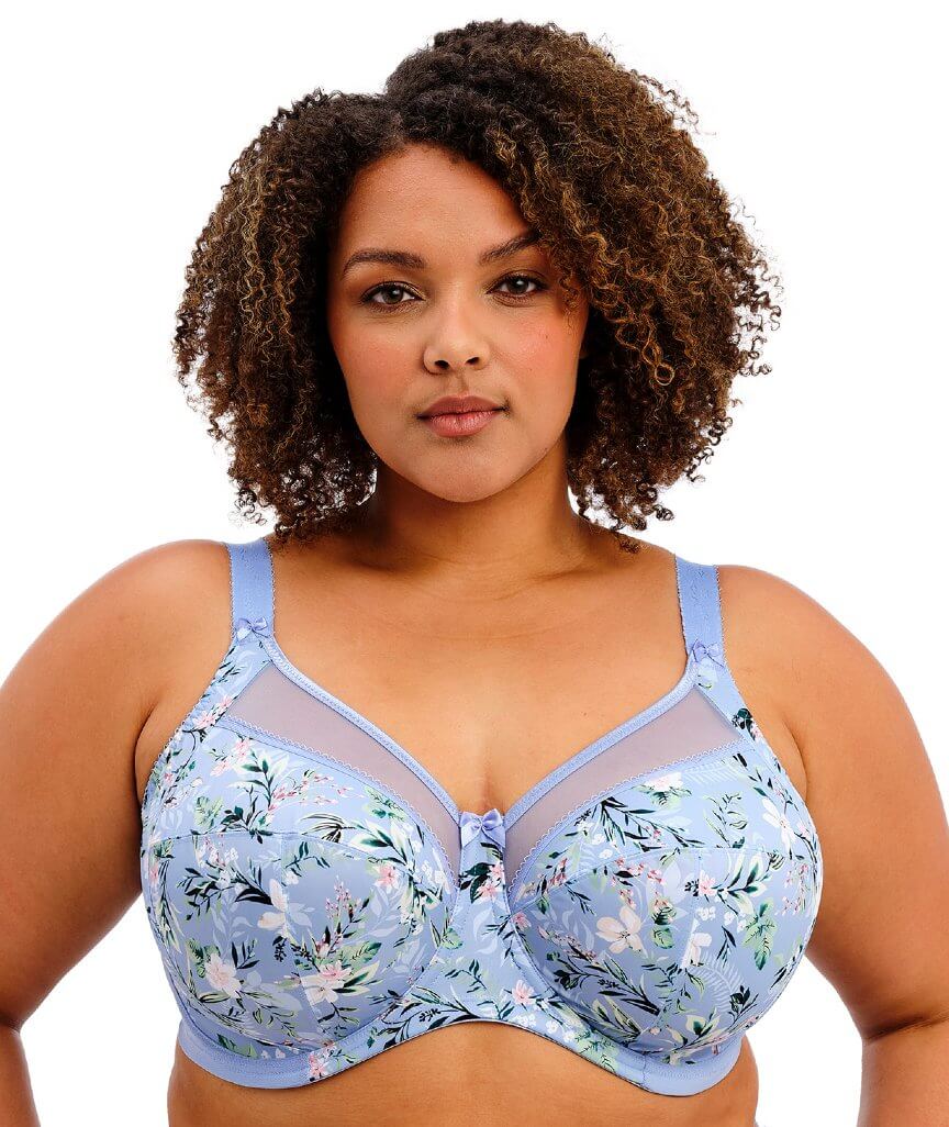Goddess Kayla Underwired Banded Bra - Cornflower