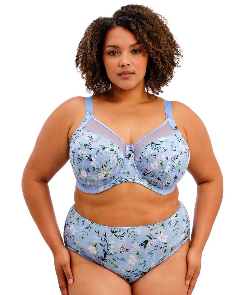 Goddess Kayla Underwired Banded Bra - Cornflower