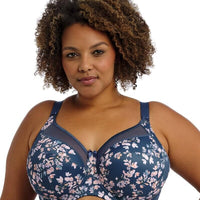 Goddess Kayla Underwired Banded Bra - Teal Blossom